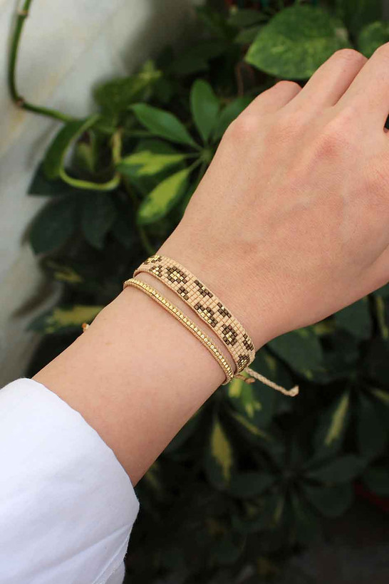 دستبند میوکی - طرح پلنگی