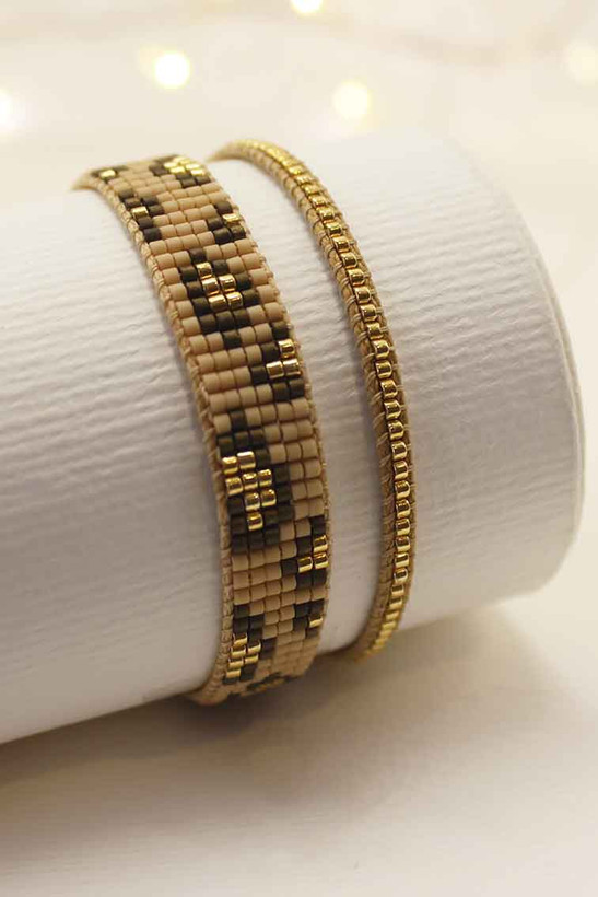 دستبند میوکی - طرح پلنگی