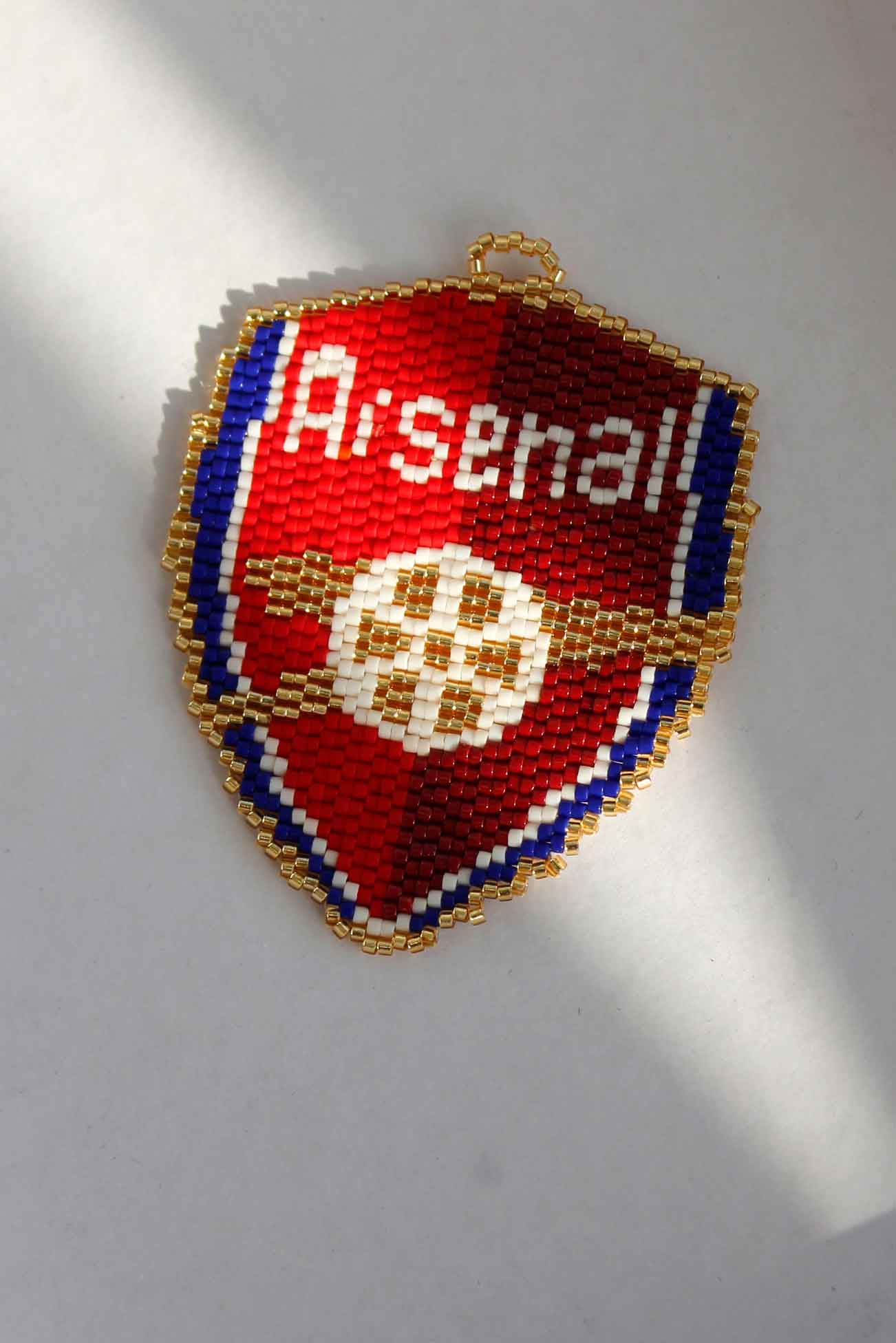 آویز میوکی لوگوی آرسنال - قرمز - آبی - طلایی