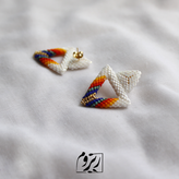 گوشواره میوکی - طرح دو مثلث - مطابق تصویر