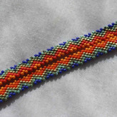 پابند میوکی - طرح رنگی - زرد - نارنجی - طلایی - فیروزه ای - آبی