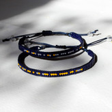 دستبند میوکی - طرح کد مورس - ست دو عددی دستبند دوستی