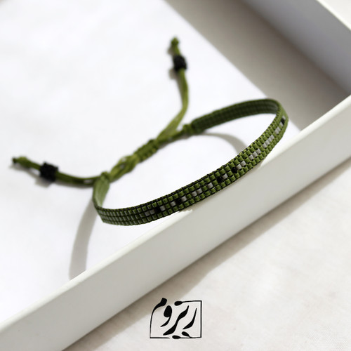 دستبند میوکی - طرح کد مورس - دستبند دوستی