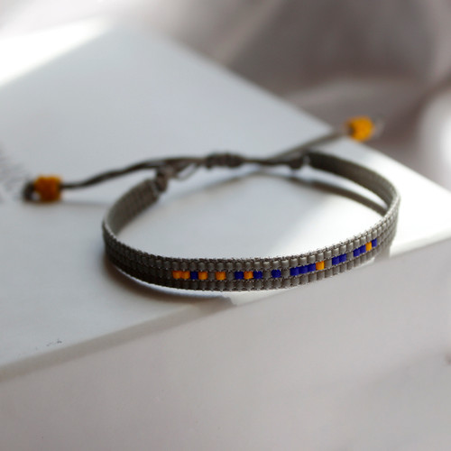 دستبند کد مورس میوکی با متن دلخواه