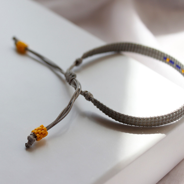 دستبند کد مورس میوکی با متن دلخواه