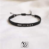 دستبند کد مورس میوکی با متن دلخواه 5