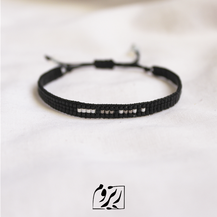 دستبند کد مورس میوکی با متن دلخواه 5