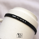 دستبند کد مورس میوکی با متن دلخواه 5